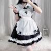 Ulalaza Gothic Girl Princess Doll-Collar Lace Apron Retro Costume view 3
