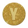 Monogram Initial Y Yellow PopSocket with Interchangeable PopGrip view 3