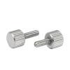 WILLWA GB835 M2.5 M3 M4 M5 M6 M8 Knurled Screws, Round Adjustment Screws for Machines and Tools (Color: 40 mm, 2 pcs; Size: M6) view 1