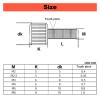 WILLWA GB835 M2.5 M3 M4 M5 M6 M8 Knurled Screws, Round Adjustment Screws for Machines and Tools (Color: 40 mm, 2 pcs; Size: M6) view 2