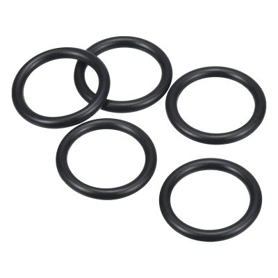 PATIKIL 20-Pack 21 mm OD x 16 mm ID x 2.65 mm Nitrile Rubber O-Ring Seals, Black