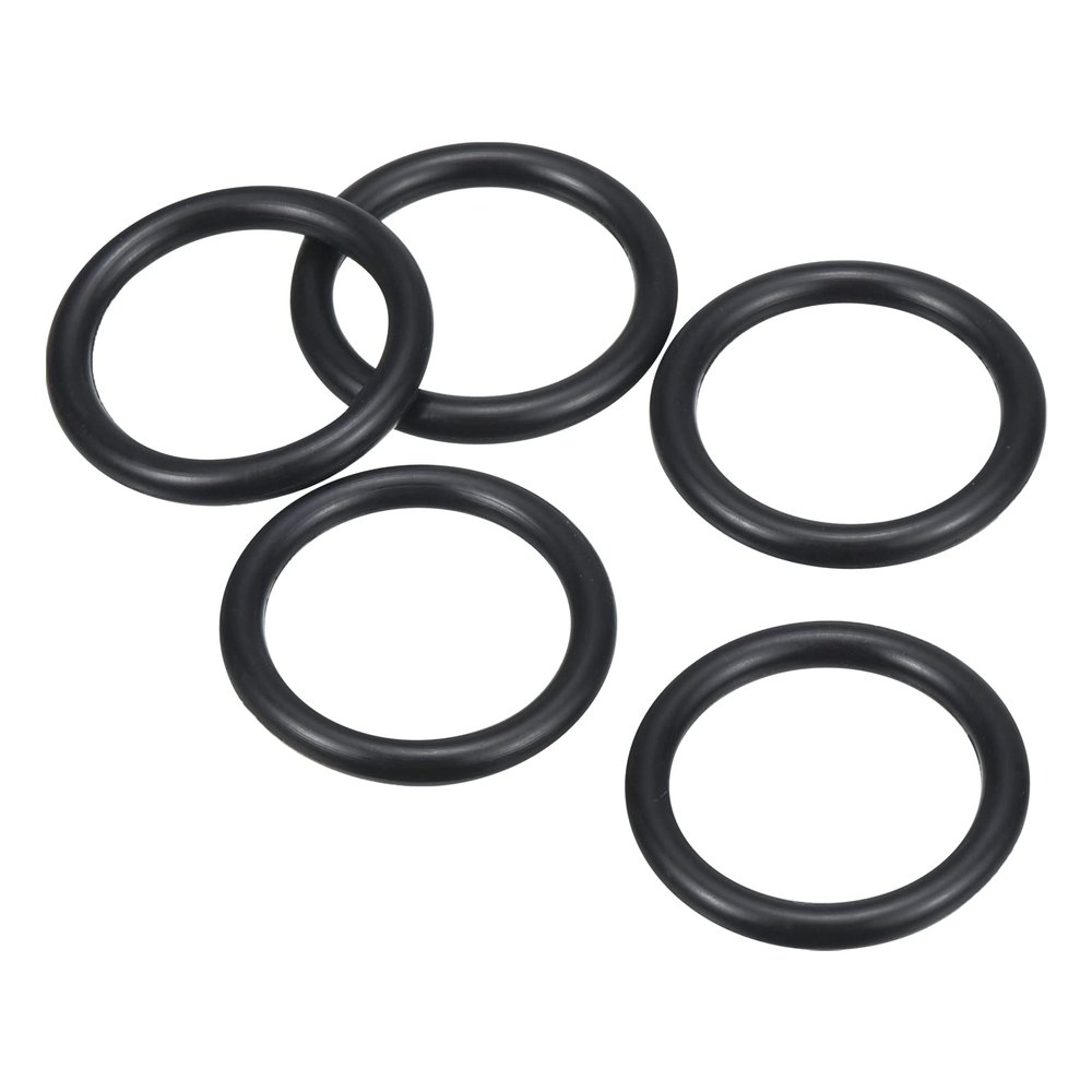 PATIKIL 20-Pack 21 mm OD x 16 mm ID x 2.65 mm Nitrile Rubber O-Ring Seals, Black