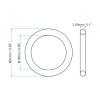 PATIKIL 20-Pack 21 mm OD x 16 mm ID x 2.65 mm Nitrile Rubber O-Ring Seals, Black view 2