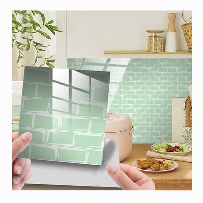 Mosaic Wall Tile Stickers, Peel-and-Stick Tile Decals, Self-Adhesive Kitchen Backsplash