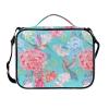 Showudesigns Hummingbird Flower Women's Bible Cover for Girls, Portable Church Bag, Blue view 2