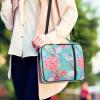Showudesigns Hummingbird Flower Women's Bible Cover for Girls, Portable Church Bag, Blue view 3