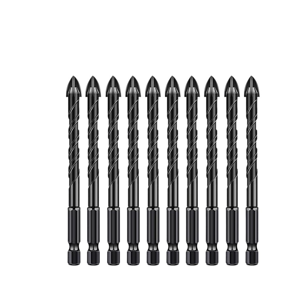 GSGC 10-Piece 6 mm Triangle Bit Set, 1/4-Inch Hex Shank