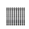 GSGC 10-Piece 6 mm Triangle Bit Set, 1/4-Inch Hex Shank view 1