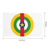 Central African Republic Roundel 3 x 5 ft Patio Garden Flag, Indoor Decoration, Single-Sided Print view 3