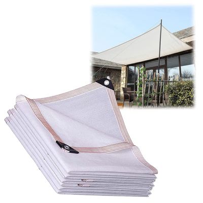 90% UV-Resistant Shade Sail, White, 1 x 2 m