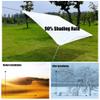 90% UV-Resistant Shade Sail, White, 1 x 2 m view 2