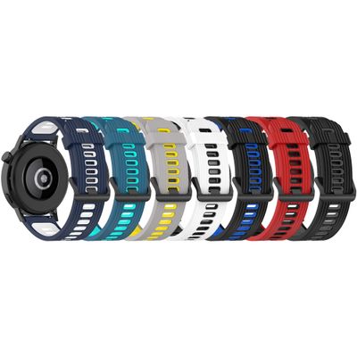 RuenTech 22mm Replacement Silicone Bands for Polar Vantage M/Vantage M2/Grit X/Grit X Pro/Grit X Pro Titan, Soft and Durable Smartwatch Bands (7-Pack)