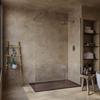 SoulHome Resin Shower Tray 110 x 100 cm, Chocolate Brown view 2