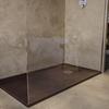 SoulHome Resin Shower Tray 110 x 100 cm, Chocolate Brown view 3