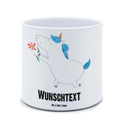 Mr. & Mrs. Panda Personalized Unicorn Flower Pot