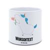 Mr. & Mrs. Panda Personalized Unicorn Flower Pot view 1