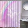 VASENA Mold-Resistant Shower Curtain, 240 x 200 cm, 3D Rainbow Pink view 2