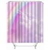 VASENA Mold-Resistant Shower Curtain, 240 x 200 cm, 3D Rainbow Pink view 3