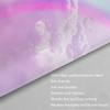 VASENA Mold-Resistant Shower Curtain, 240 x 200 cm, 3D Rainbow Pink view 4