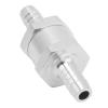 One-Way Aluminum Check Valve for Fuel, Gasoline, Oil and Water, 8 mm, Silver, 0.2–6 bar view 1