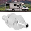 One-Way Aluminum Check Valve for Fuel, Gasoline, Oil and Water, 8 mm, Silver, 0.2–6 bar view 3