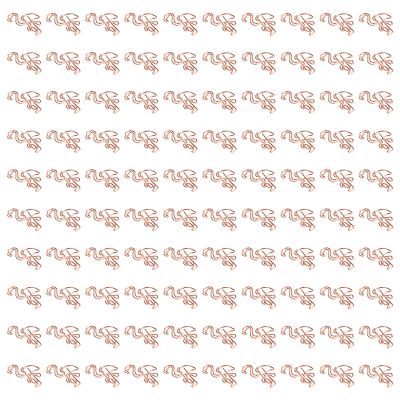 Rose Gold Flamingo Paper Clips