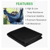 SYFXZZDS Black HDPE Rubber Pond Liner for Outdoor Ponds, 2 x 10 m view 2