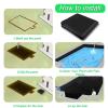 SYFXZZDS Black HDPE Rubber Pond Liner for Outdoor Ponds, 2 x 10 m view 4