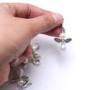 YIEUR 40 Small Silver Guardian Angel Charms, 4 cm, Wedding & Baptism Guest Favors (2-Silver) view 3