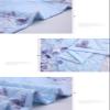 DAMEGA Blue Floral Quilted Bedspread for Single and Double Beds view 2