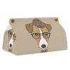 Cartoon Dog Leather Tissue Box, 19 × 12 cm view 1