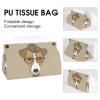 Cartoon Dog Leather Tissue Box, 19 × 12 cm view 4