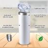 FristChoice Skinny Stainless Steel Tumblers, 590 ml, White, 4-Pack view 3