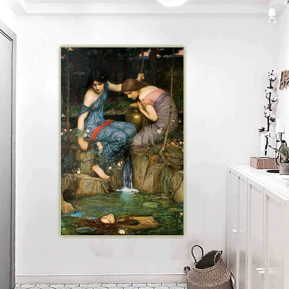 William Waterhouse Nymphs Finding the Head of Orpheus 5D Diamond Painting Kit