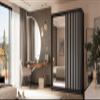 ALTDECOR Sliding-Door Wardrobe with Mirror and LED LAMELO - 150 x 216 view 1