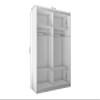ALTDECOR Sliding-Door Wardrobe with Mirror and LED LAMELO - 150 x 216 view 3
