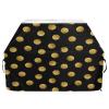 Polka Dot Black and Gold 65-Inch Tear-Resistant Grill Cover for Gas Grills view 1