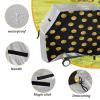 Polka Dot Black and Gold 65-Inch Tear-Resistant Grill Cover for Gas Grills view 4