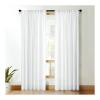 Gualiy Blackout Curtain, Solid White, 52 x 63 in view 1