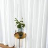 Gualiy Blackout Curtain, Solid White, 52 x 63 in view 2