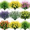 Zeyune 42-Piece Artificial Outdoor Flowers and Greenery Set view 1