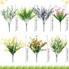 Zeyune 42-Piece Artificial Outdoor Flowers and Greenery Set view 2
