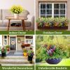 Zeyune 42-Piece Artificial Outdoor Flowers and Greenery Set view 3