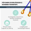 AWOTEX 2-Leg Chain Sling, 6 mm Grade 10, 1 m, 2,000 kg WLL view 2