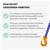 AWOTEX 2-Leg Chain Sling, 6 mm Grade 10, 1 m, 2,000 kg WLL view 4