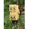SHTGOI 120L Large-Capacity Tactical Hiking Backpack, Waterproof Outdoor Trekking Travel Pack, Khaki view 3