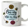 Mugffins Mug for a Female Makeup Artist – “Thanks For Beeing Amazing” – 11 oz / 330 ml view 1