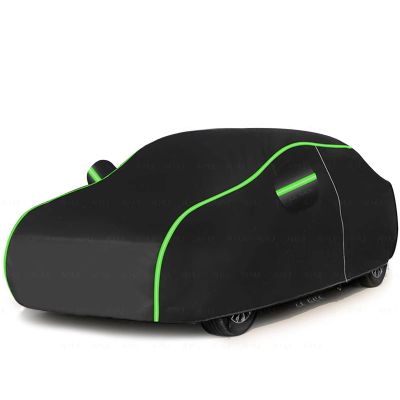 Waterproof Custom-Fit Car Cover for Nissan Avenir with Zipper and Cotton Lining