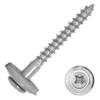 Techtanium Roofing Screws 4.5 x 100 mm with 20 mm Sealing Washer, Phillips Drive (Z), A2 Stainless Steel, 100 pcs | Similar to DIN 7995 view 1