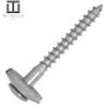 Techtanium Roofing Screws 4.5 x 100 mm with 20 mm Sealing Washer, Phillips Drive (Z), A2 Stainless Steel, 100 pcs | Similar to DIN 7995 view 3